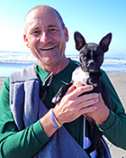 My Boston Terrier Elle. She is named after the original name of Gold Beach, which is Ellensburg.